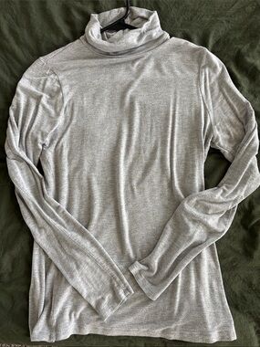 Apt. 9 Women's Light Gray Cowl Neck Turtleneck Sweater